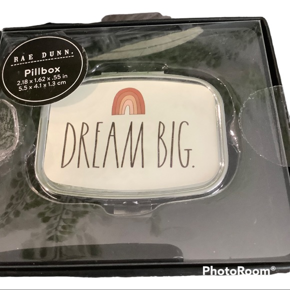 Rae Dunn Pill Box DREAM BIG Brand New - Picture 1 of 3